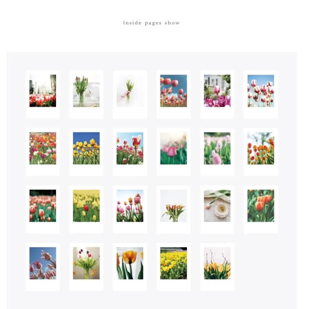 

NEW 46pcs/box Tulip season Journal Decorative Stationery mini flower Stickers set Scrapbooking DIY Diary Album Stick Labl