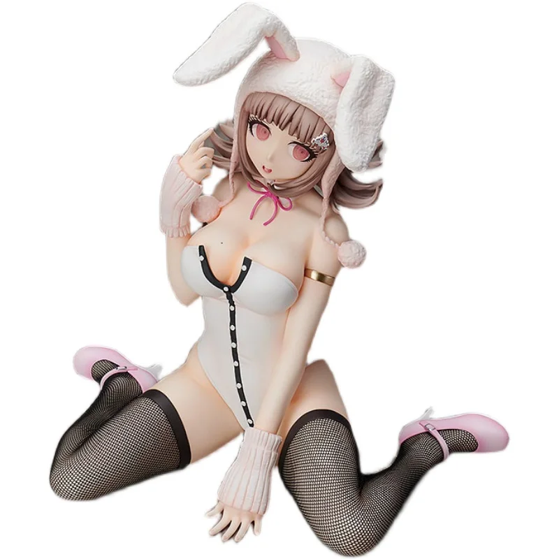 

Dangan Ronpa2 Nanami ChiaKi Bunny Girl Anime Figure Sexy Action Figurine Manga 22CM PVC Aug