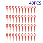 для триммера 40 шт.компл. красные пластиковые лезвия резак для Florabest беспроводной триммер для травы хорошее рабочее состояние аксессуары для садового инструмента