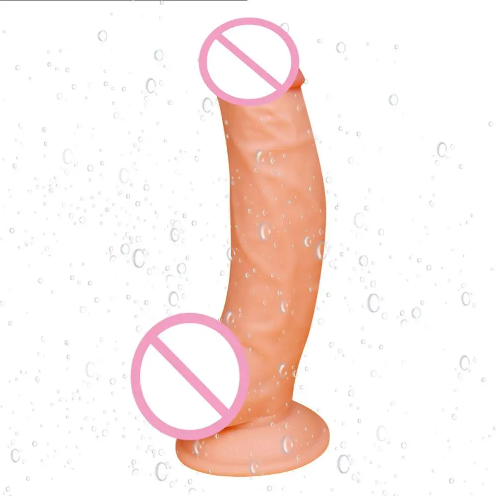 22 см * 5 ПВХ маленький большой фаллоимитатор для женщин реалистичный отличный