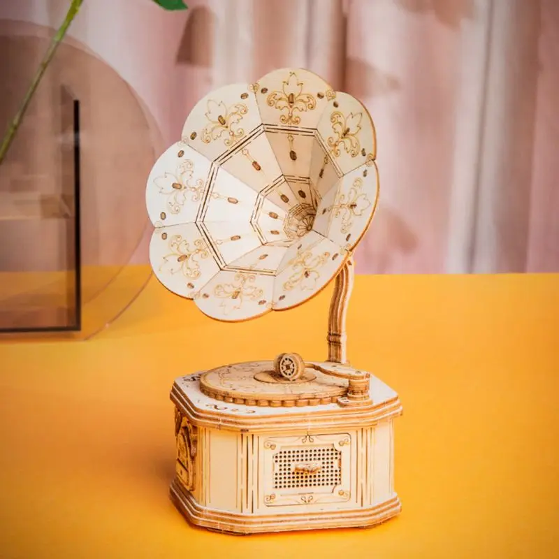 

3D Wooden Puzzle Self-assembly Craft Kits DIY Handicraft Toys for Adults Teens Boys and Girls Entertainment Miniature