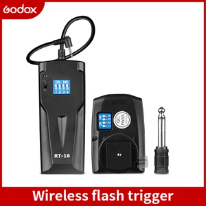 Беспроводной триггер вспышки GODOX для фотостудии с приемником для зеркальной камеры Canon Nikon