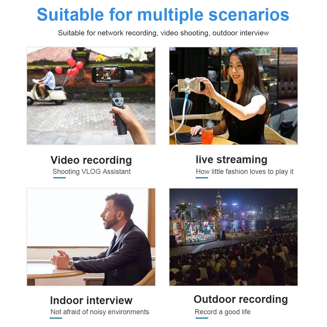 

UHF Wireless Microphone 3.5mm Lavalier Lapel Microphone Systems 30m Range Clip-on Microphone for Smartphone Voice PC Tiktok Live
