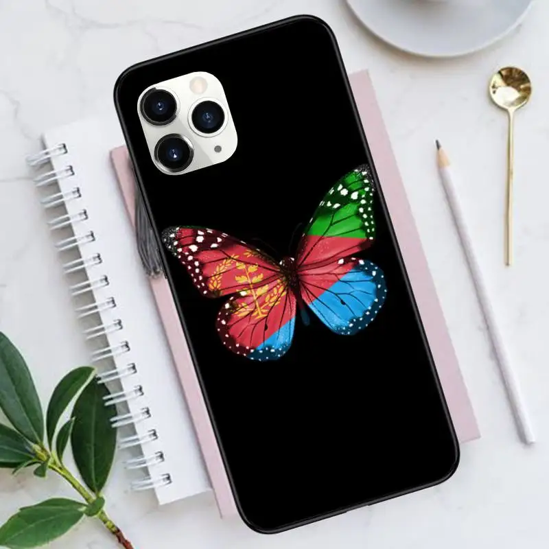 

Eritrea National Flag Phone Cases for iPhone 11 12 mini pro XS MAX 8 7 6 6S Plus X 5S SE 2020 XR