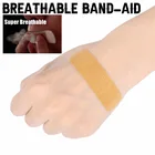 Супер дышащая повязка на голову, 100 шт., 7х2 см, эластичный пластырь для кожи, для дома, путешествий, для кемпинга, экстренных случаев