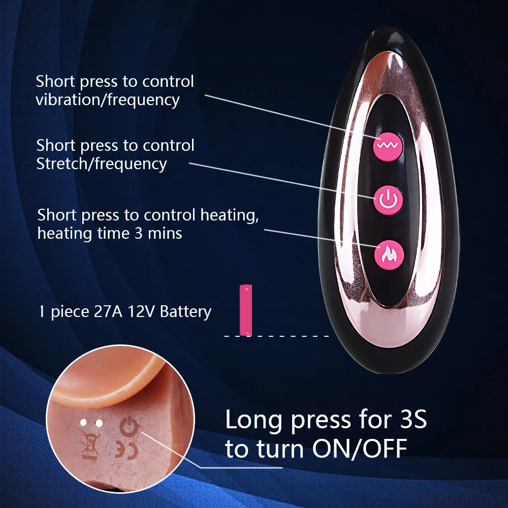 Беспроводной Женский Вибратор телескопическая чашка для массажа точки G - купить