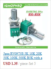 10 шт./лот 3296W-1-504LF 3296 Вт 504 500K Ом верхнее регулирование многооборотный Подстроечный резистор потенциометр Высокая точность переменный резистор