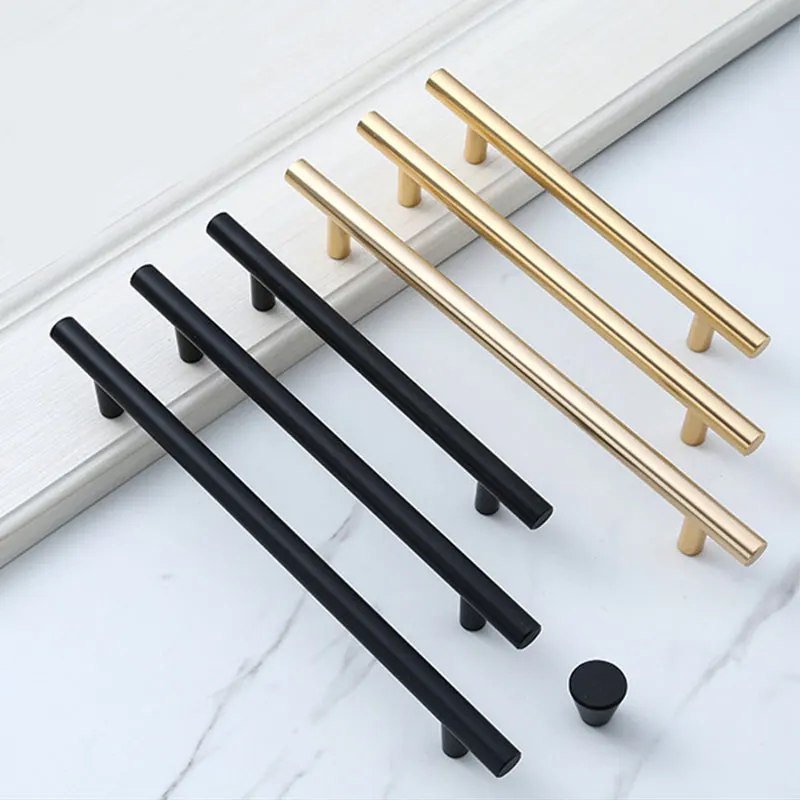 

Modern Cabinet Handles Aluminum Alloy Handle Solid Color Thickened Handles Simplicity Wardrobe Door Handle Home Supplies