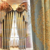 high grade chenille european curtain living room bedroom finished product customized atmosphere full shading curtain