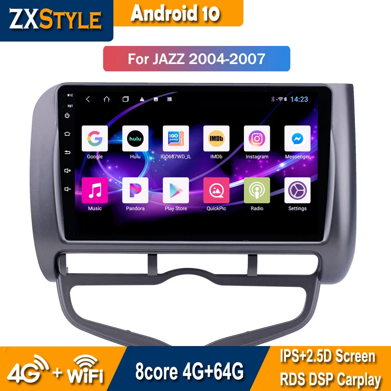 

Android 10 Car Multimedia Navigation For 2004-2007 Honda Jazz City LHD GPS BT Radio Audio Video Intelligent System
