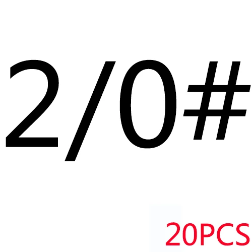 2 0 SIZE 20PCS Все для/рыболовный крючок для ловли карпа/снасти/аксессуары/предметы морской тройной нержавеющий рыболовный крючок набор тройных крючков морской - Цвет: 2 0 SIZE 20PCS