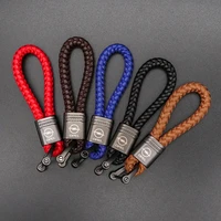 5 colors metal leather car key chain interior accessories for opel vauxhall astra h insignia j vectra c car keychain accessories