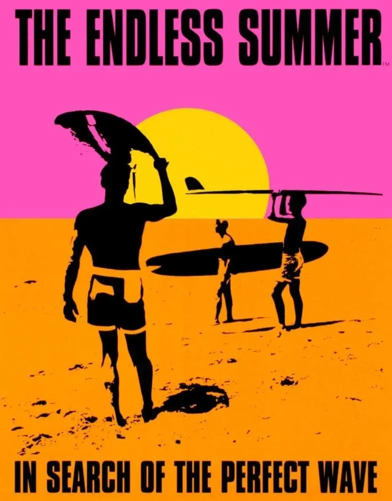 Endless Summer - Poster Metal Tin Sign 12.5&quot W x 16&quot H | Plaques &amp Signs