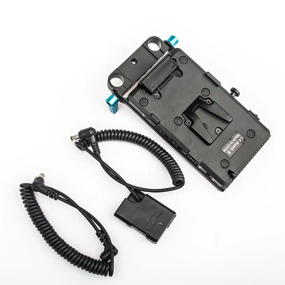 WY-VG1 Power Supply System V Mount Battery Plate Adapter with EN-EL14 Cable for Broadcast SLR HD camera | Электроника