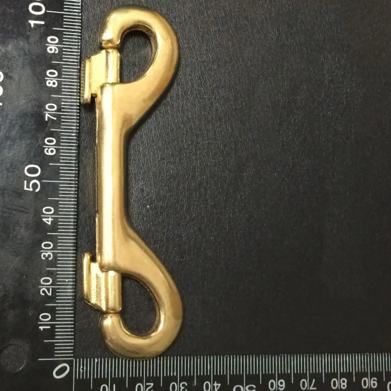 

Diving Pet Luggage Outdoor Mountaineering Tactical Device Accessories Brass Double End Snap Hook Clip Diving Hook