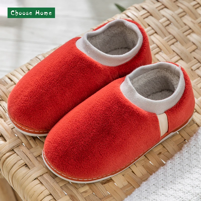 

Women Slipper Winter Soft Shoes Short Plush Slipper Comfort Cotton Slipper House Slide Men Slipper