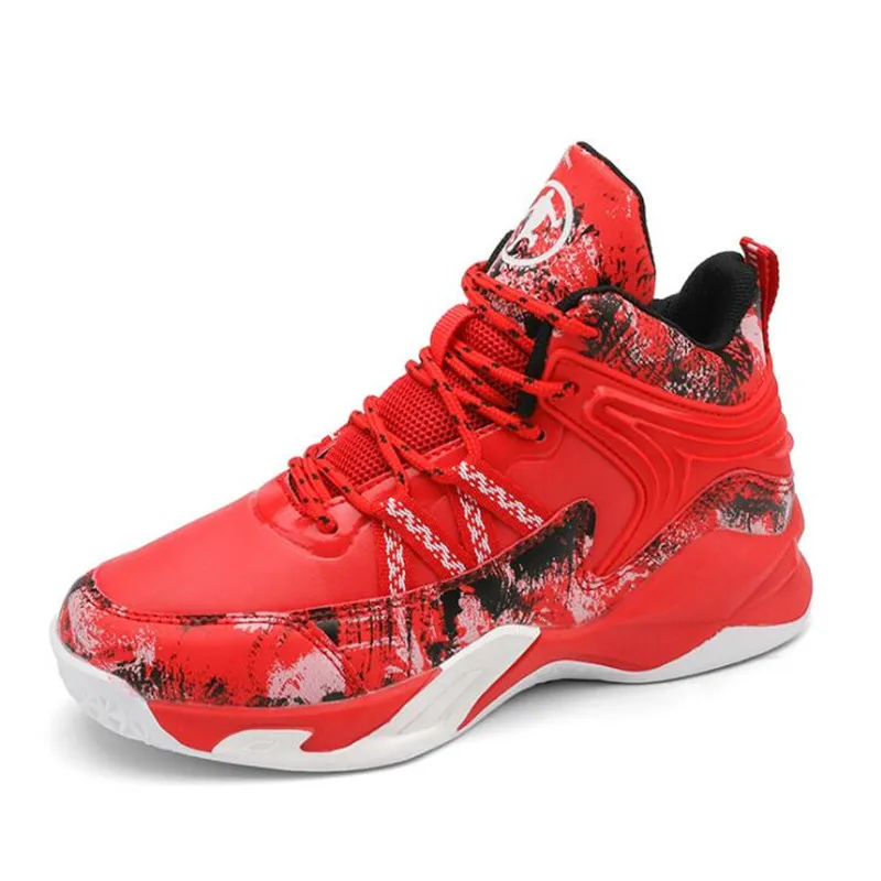 

New Boys Men Basketball Shoes High Top shockproof Kids Basketball Sneakers Casual Jordan Shoes Outdoor Big Child Sport Shoes