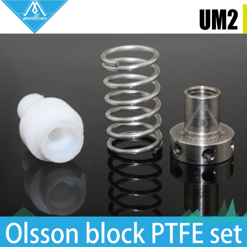 DIY 3D принтер Ultimaker 2 + UM2 расширенный блок Olsson сопла Сменные PTFE комплект для нити 1 75/3