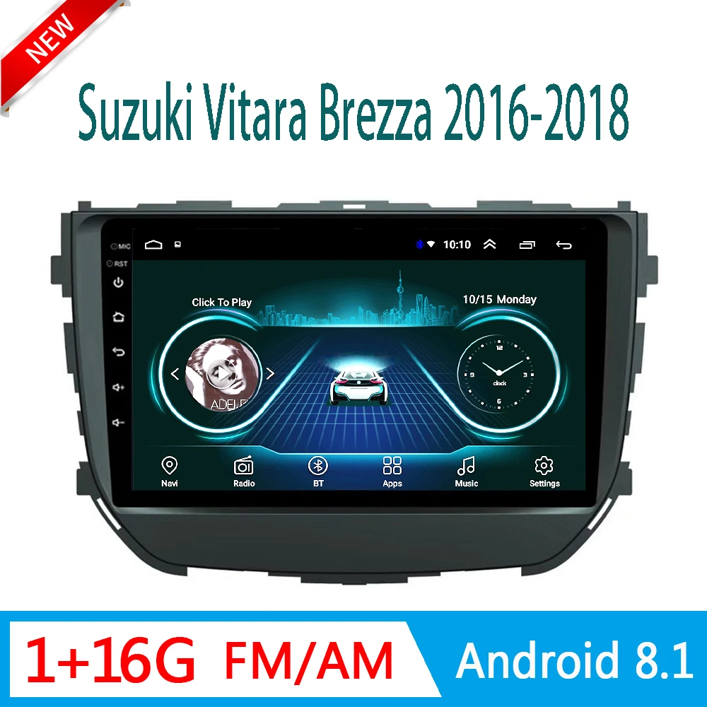 Автомобильный DVD плеер для Suzuki Vitara 2016 2017 2018 мультимедийная система аудио видео GPS