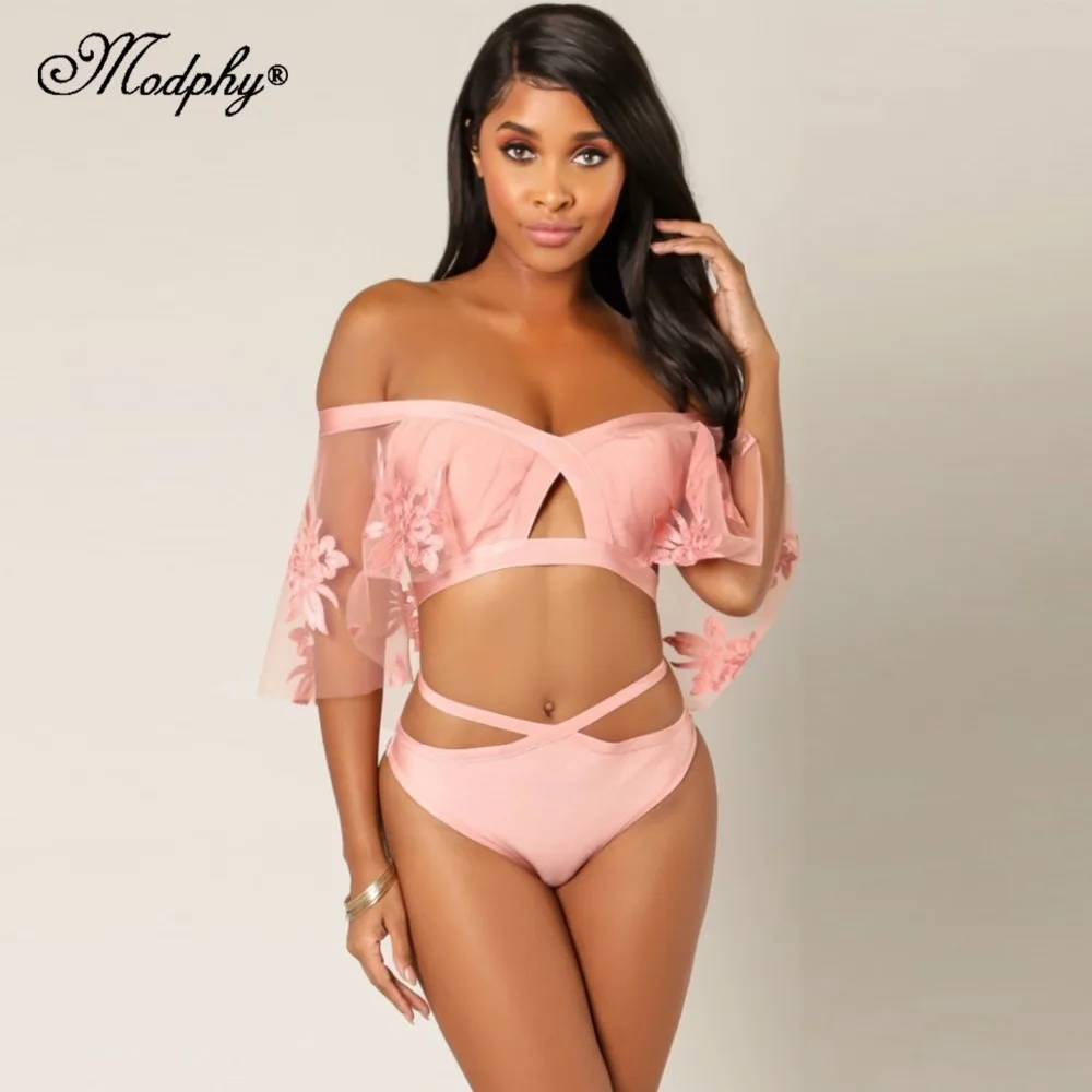 Новые розовые кружевные пляжные боди для плавания сексуальные модные облегающие