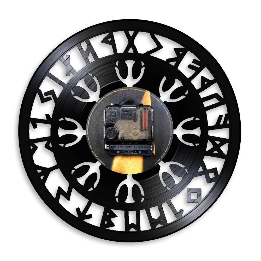 Таинственные скандинавские настенные часы Magick с компасом викингов Talisman Aegishjalmr