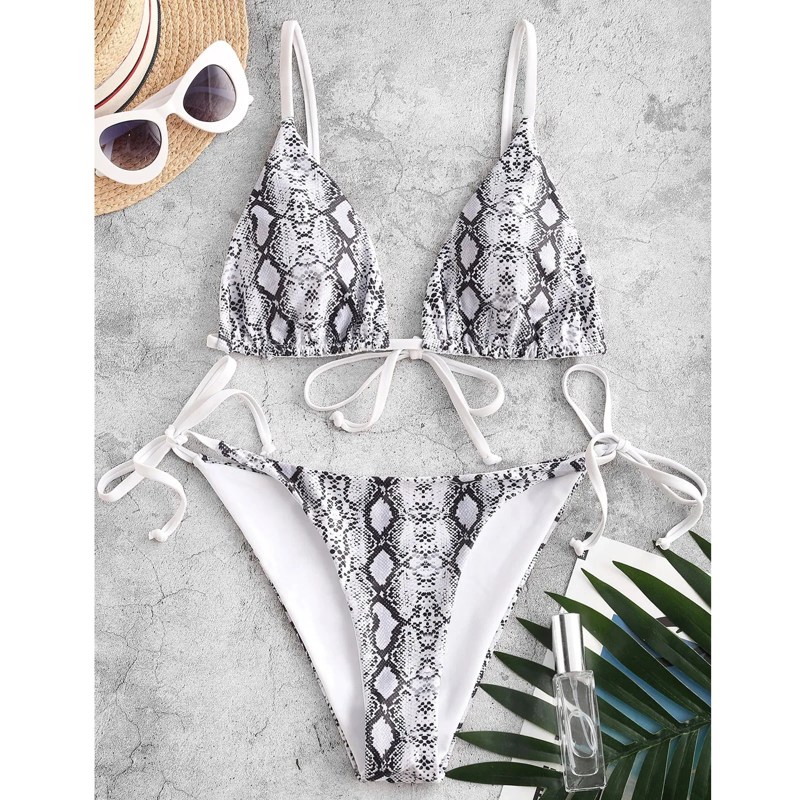 Купальник-бикини с коровьим принтом женский купальник чашками пуш-ап