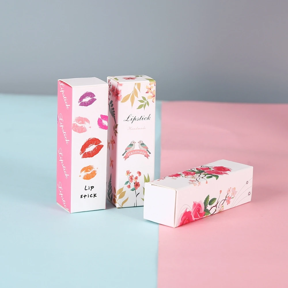 

Wholesale Lipsticks Paper Packaging Box Package Custom Logo Organizer Container Case Tube Pack Set Bulk Vendors