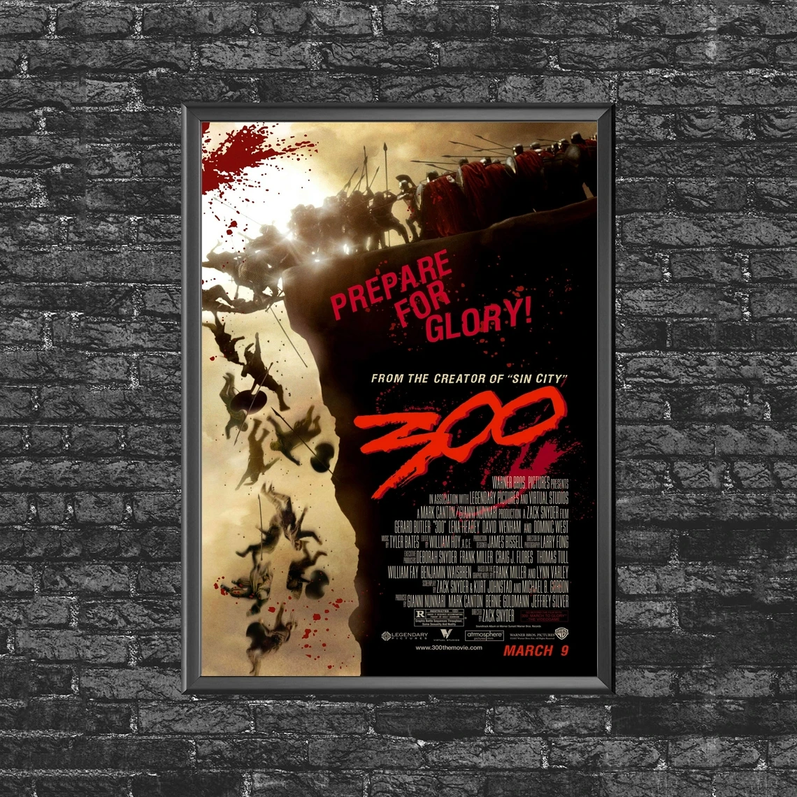 

300 - Rise Of An Empire Классический Кино, Холщовый постер, домашняя фотография (без рамки)