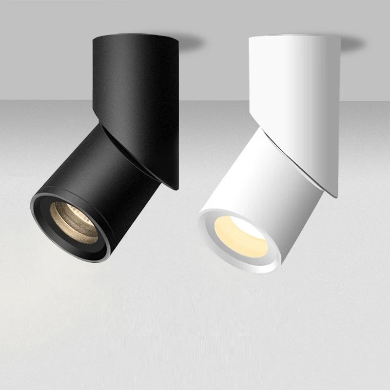 

Surface Mounted Rotating COB LED Downlights AC85-265V 7W 10W 15W 20W High Quality Ceiling Wall Lamp Spot Lights