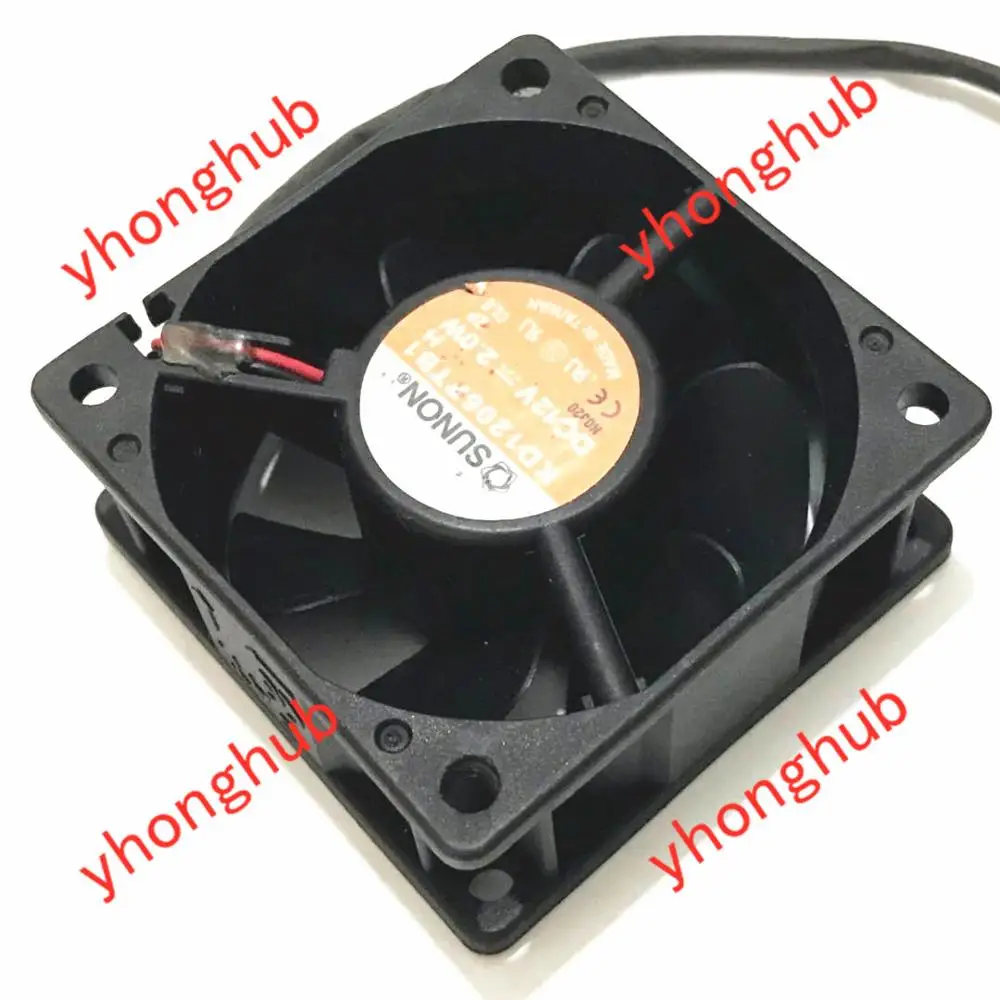 Вентилятор охлаждения сервера SUNON KD1206PTB1 DC 12 В 2,0 Вт 60x60x25 мм