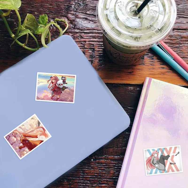 

30pcs Anime Stickers Cards DARLING in the FRANXX Anime National Team Doodle Stickers Waterproof Children Stationery Stickers