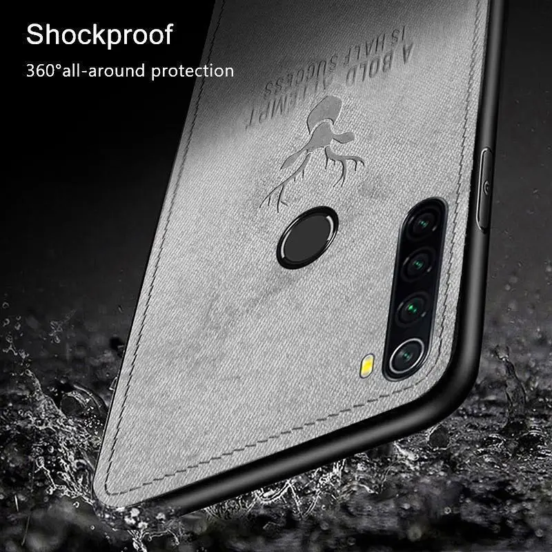 Soft Fabric Cloth Back Cover For Xiaomi Redmi K30 K20 Note 8T Note8 Pro Cases 8A 7ANote7 Shockproof Phone |