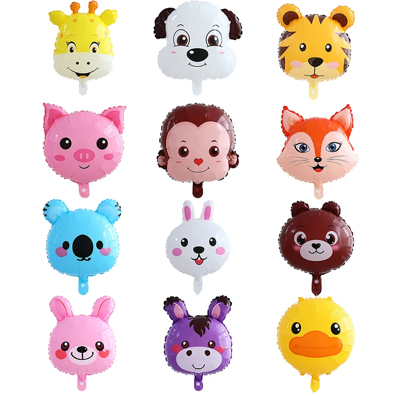 

Animal Foil Cartoon Balloons Baby Shower Birthday Party Decorations Kids Girl Boy Children Toys New Year Christmas Gift Globos