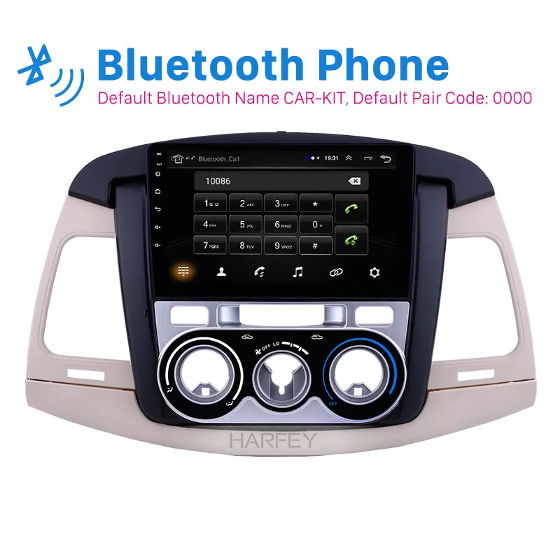 Harfey автомобильный мультимедийный плеер 9 дюймов 2 Din Android 8 1 GPS Bluetooth Wifi