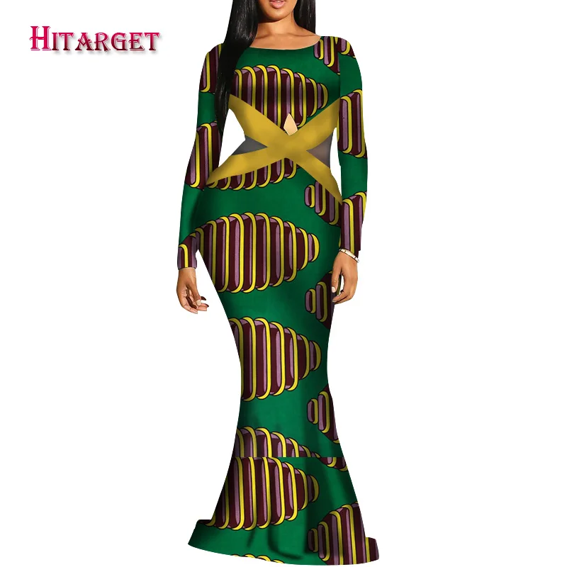 Новинка 2019 африканские платья с принтом воска Анкары для женщин африканская
