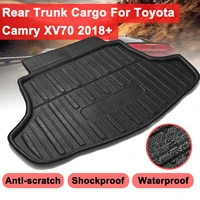 for toyota camry xv70 2018 2019 rear trunk cargo boot floor mat rear cargo mat liner tray floor sheet carpet auto accessories