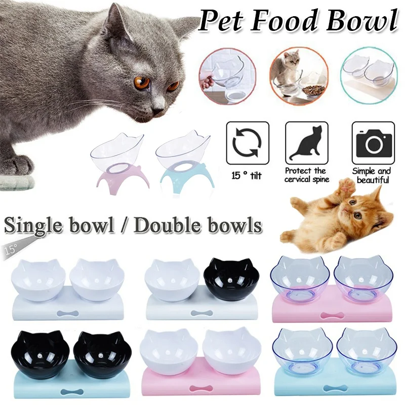 принадлежности для собак кошек рюкзак Нескользящие двойные миски домашних