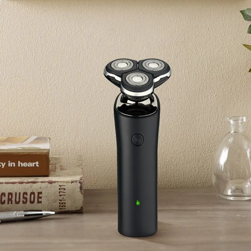 

New Electric Shaver 3-knife Head Floating Razor Washable Portable Men Shavers