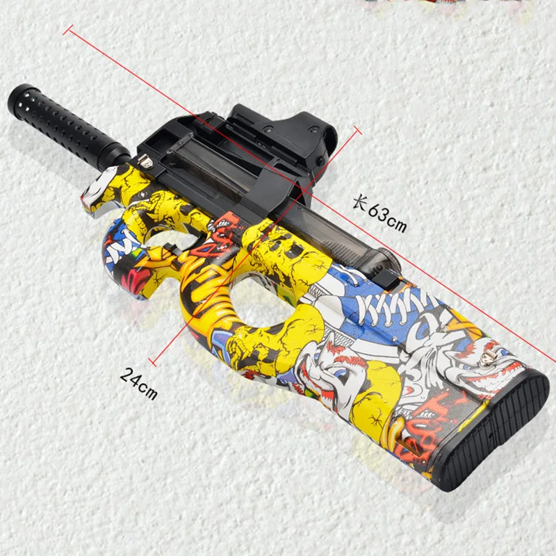 Новинка P90 Электрический бластер Orbiz игрушечные пистолеты 7 8 мм водяной гелевый