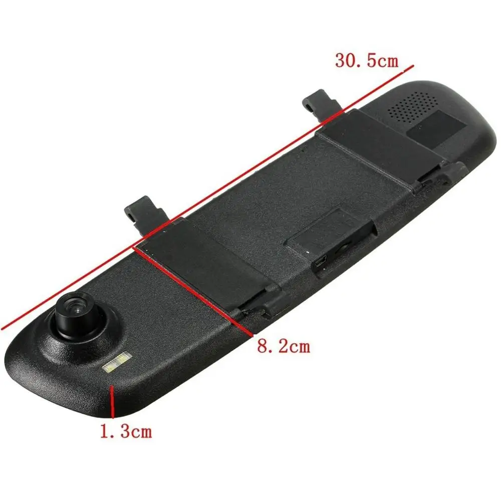 2020 New 2.7-Inch Full 1080P LCD Car Camera Dash Cam Video Recorder Rearview Mirror Vehicle DVR Night Vision Camcorder | Автомобили и
