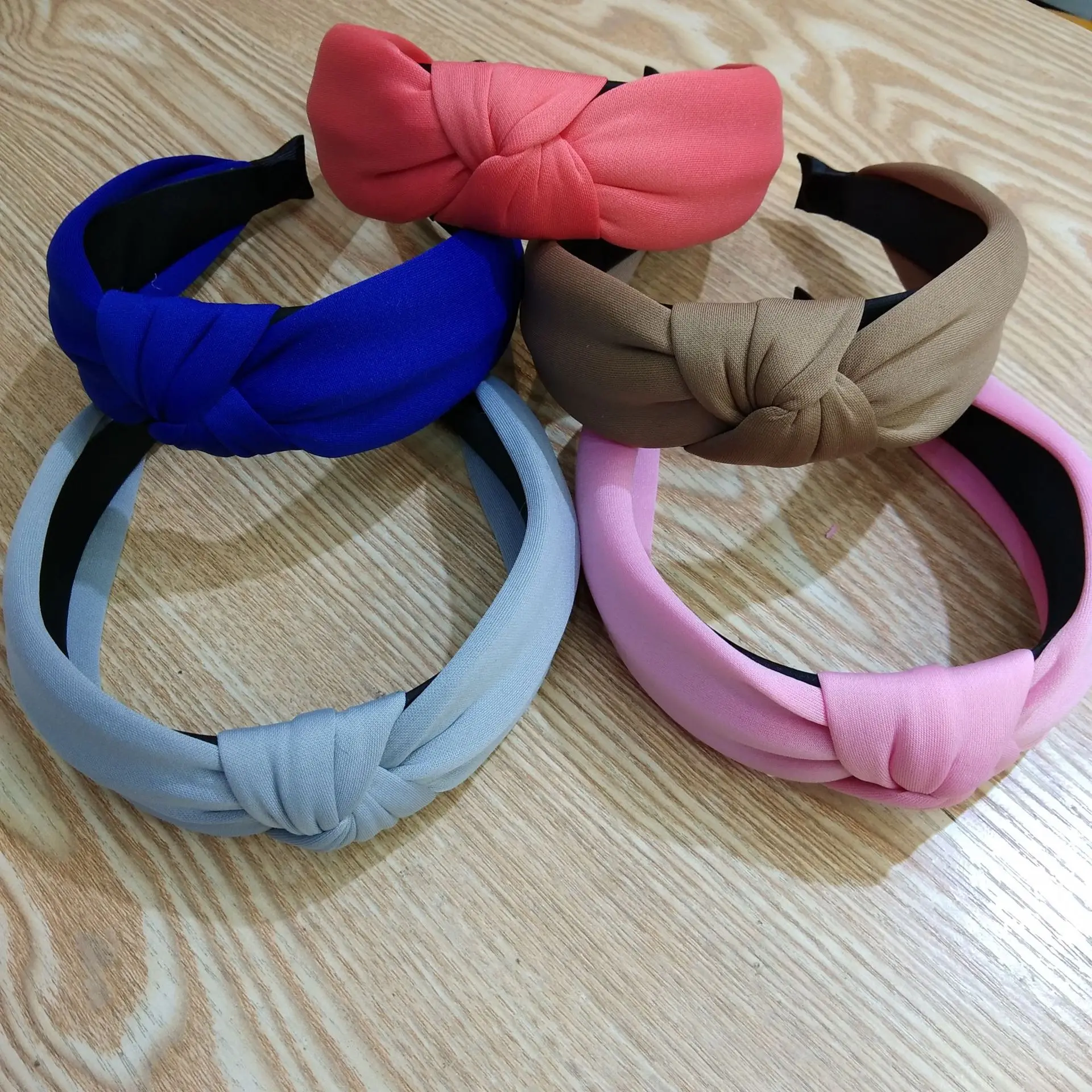 

Fashion Sponge Thick Padded Hairbands Solid Wide Top Knot Headbands for Women Girls Ladies Bezel Hair Hoops Hair Accessories