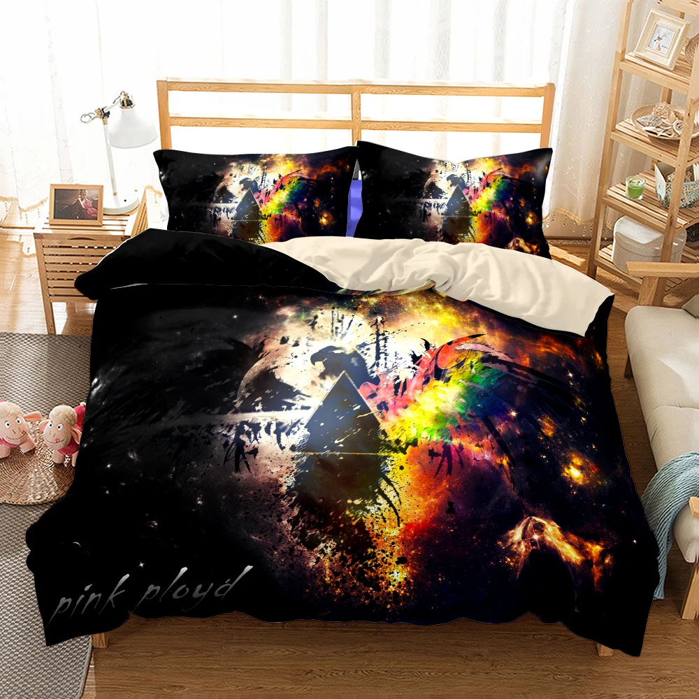 

flo triangle popular Bedding Set King Queen Double Full Twin Single Size Duvet Cover Pillow Case Bed Linen Set