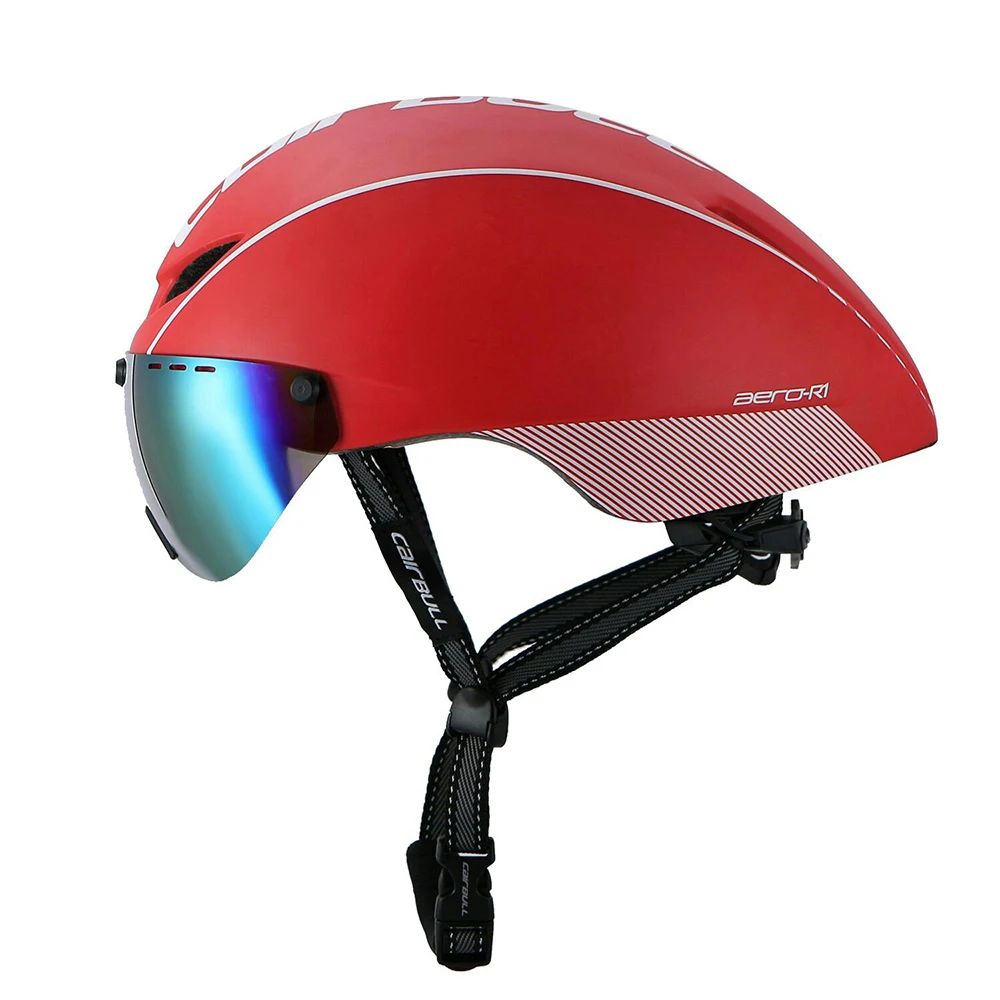 

New Cairbull AERO-R1 Road Bicycle Helmet Time Trial Pneumatic Bicycle Riding Helmet Goggles Multicolor Lens Casco De Bicicleta