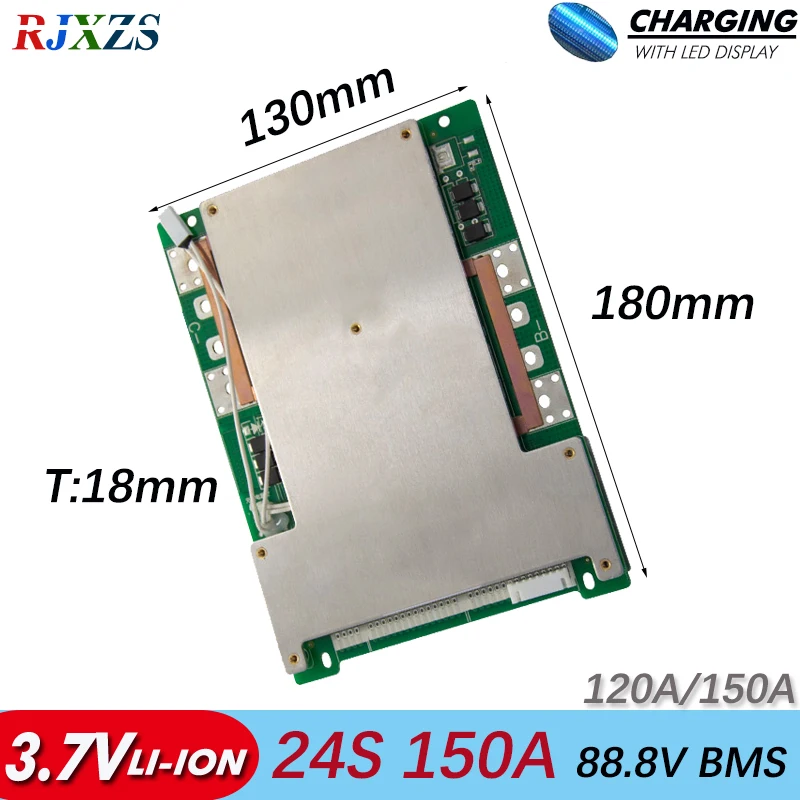 24S 150A BMS новый литий-ионный 120A 88 8 V большой PCM для электромобилей | Электронные