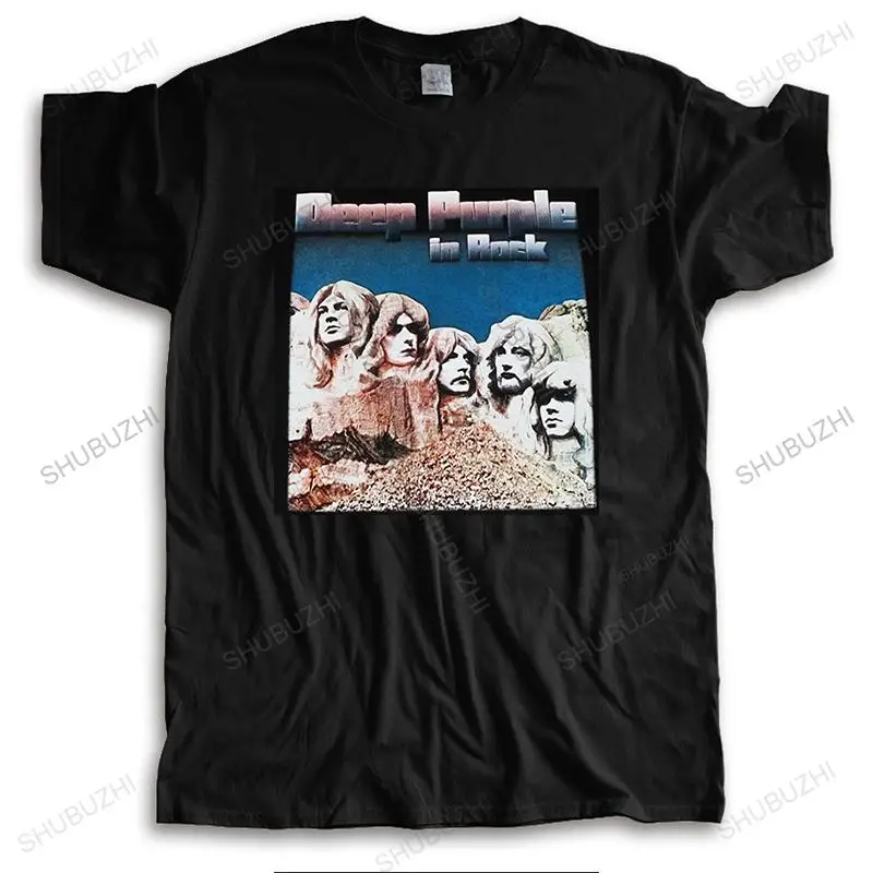 

Men o-neck summer tshirt fashion brand printing t-shirt DEEP PURPLE IN ROCK new fashion Vintage tee-shirt man tee oversized