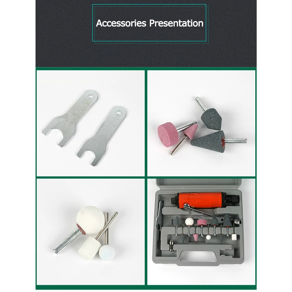 Полировщик с воздушным компрессором шлифовальный станок 23000 об/мин набор для