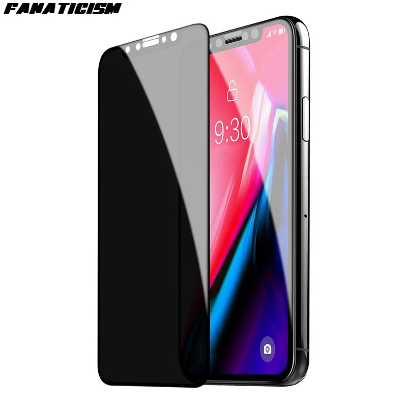 Антишпионское стекло для iPhone 11 pro XR XS Max 1000 шт. 40 градусов Защита экрана 8 7 6S Plus
