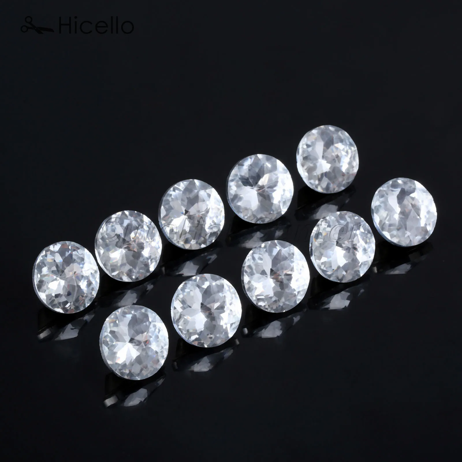 10 шт. стеклянные булавки для украшения мебели|Пуговицы| |