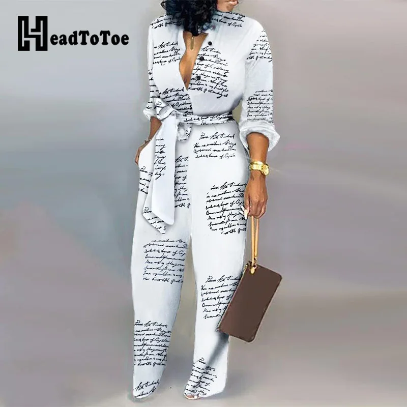 Женский слитный комбинезон с длинным рукавом повседневный Осенний узелком и