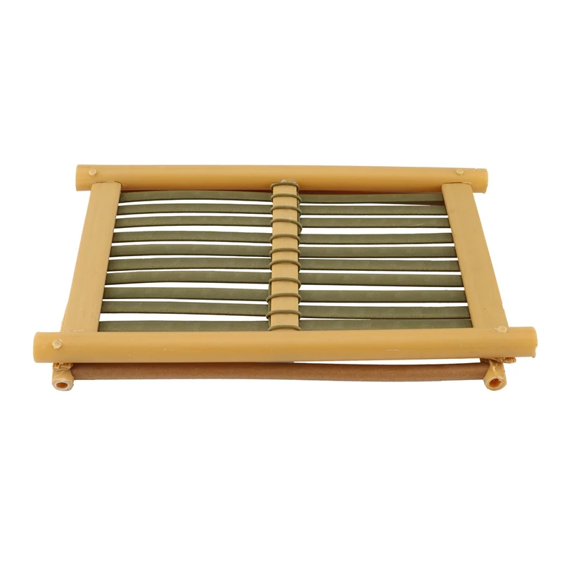 Поднос из искусственного бамбука прямоугольный поднос бамбукового ряда для